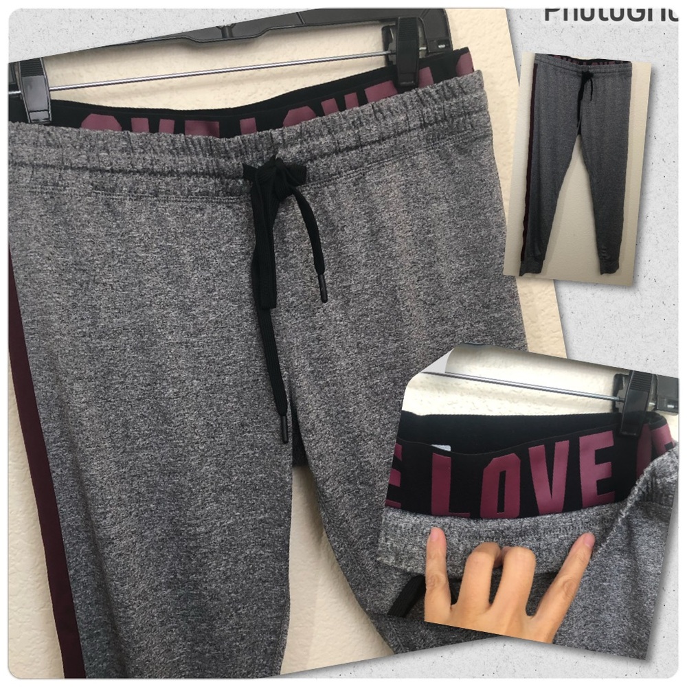 IRIS FIT Gray Joggers Athleisure Elastic Waistband Slim Fit Soft